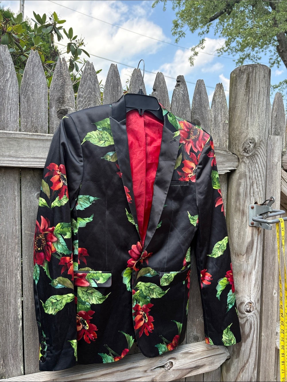 ASOS 36R roses blazer!!
